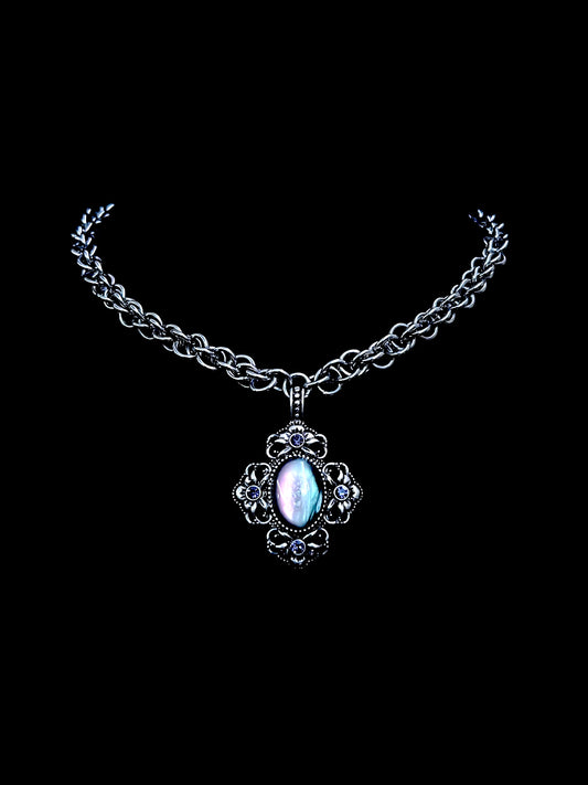 Abalone Flower Necklace